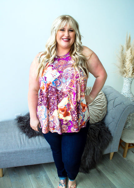 PAISLEY BANDANA TANK