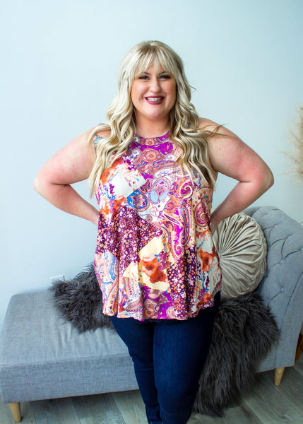 PAISLEY BANDANA TANK